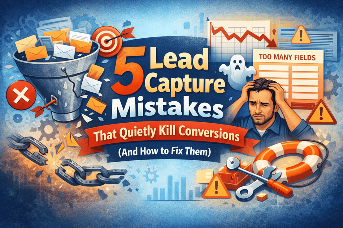 lead capture mistakes that quietly kill conversions