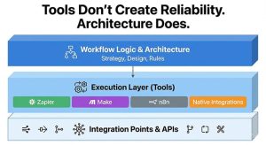 automation tools as execution layers diagram