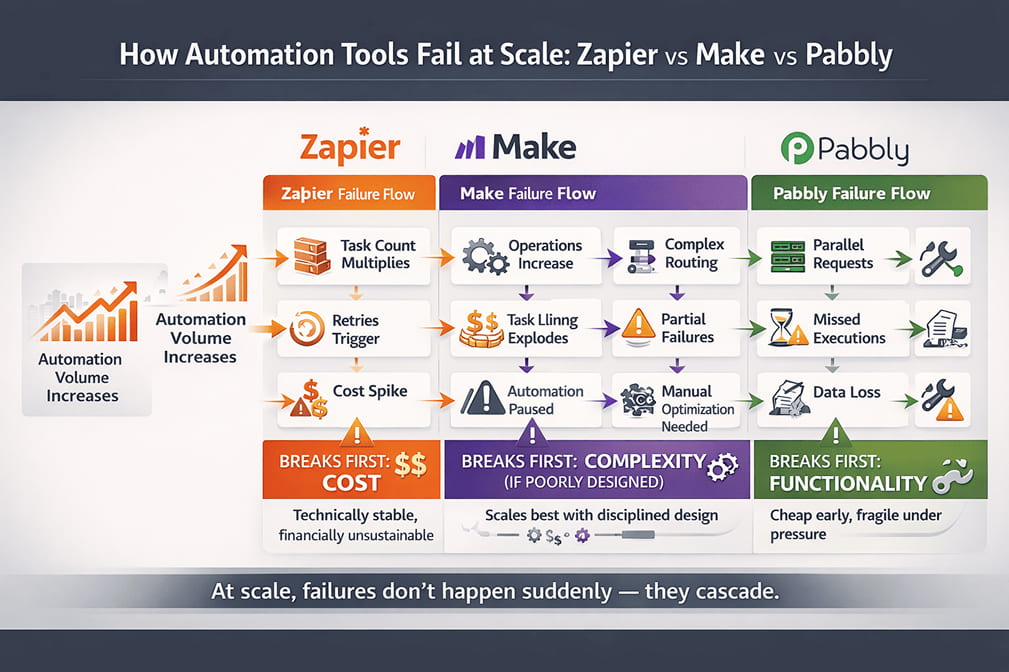 How automation tools break at scale with retries and errors